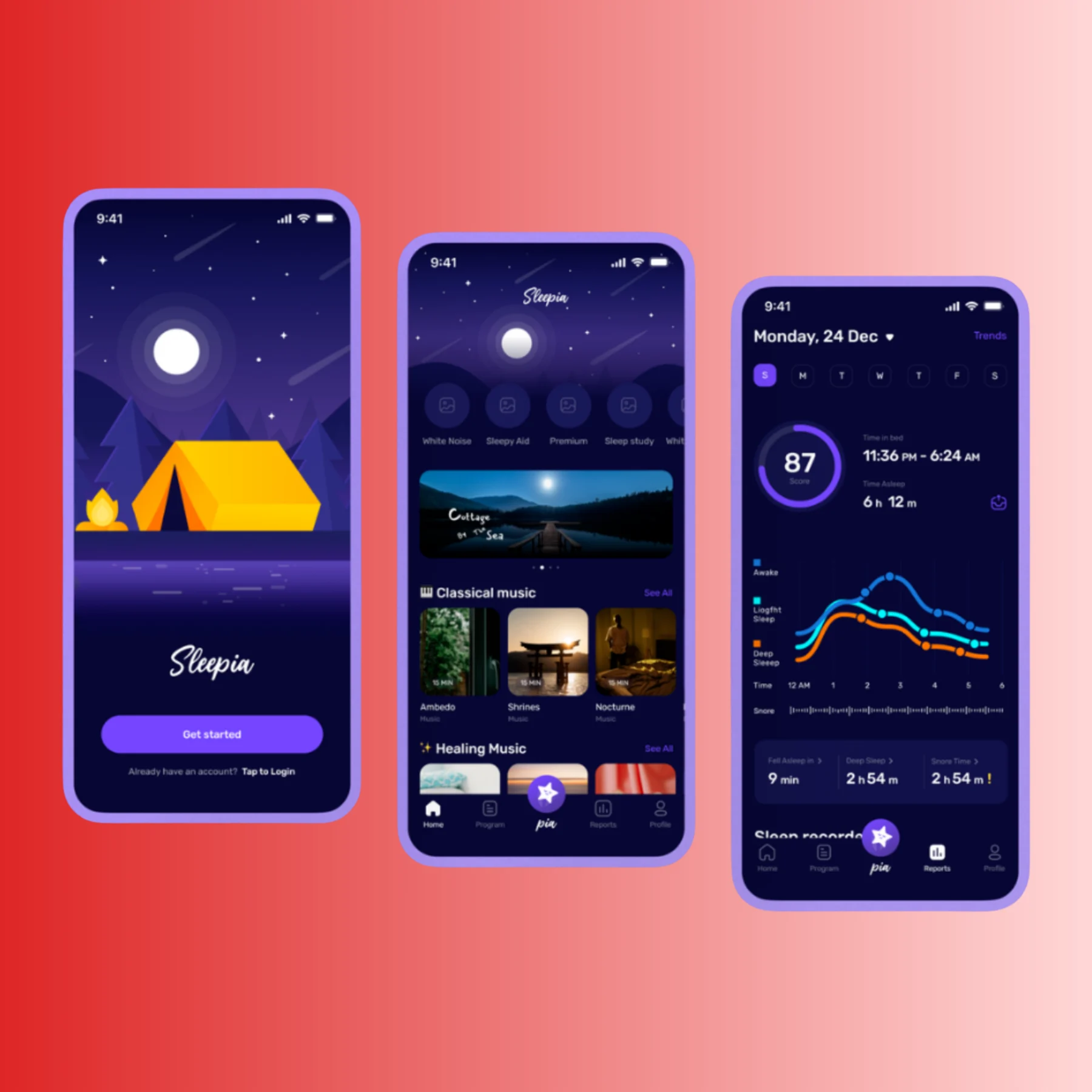 Sleepia App — project image 1